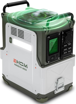 Portable Power Station, EP600-2 512Wh Lifepo4 EVE Battery Solar Generator Home B