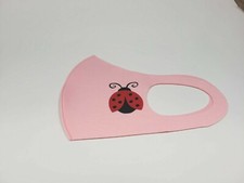 Ladybug Lady Bug Cute Fashion Toddler Kids Face Washable Reusable Fabric Mask