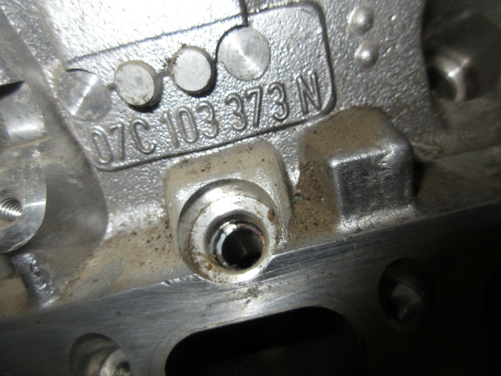 Bentley Continental GT 2005 6.0 W12  LH Cylinder Head  P/N 07C103373N