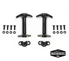 1955-1995 Wrangler YJ CJ Factory Style Hood Catch Latches Black Pair