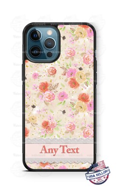 Happy Valentine's Day Floral Roses Phone Case For iPhone 13 Samsung s22 Google 3