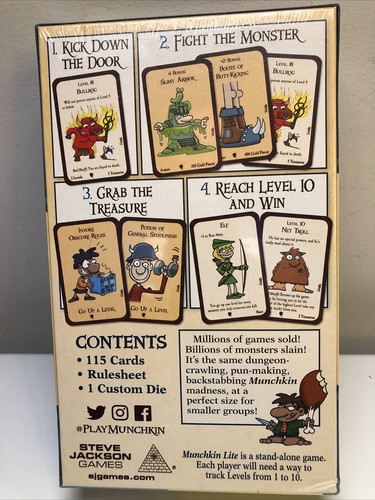 Munchkin Lite Adventure Card Game - Picture 2 of 7