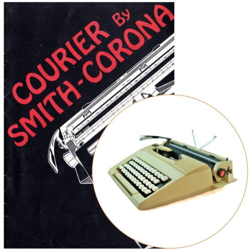 Smith Corona Courier Typewriter Instruction Manual User Vtg 8y Series Repro