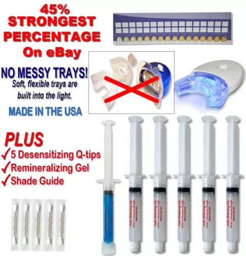 45% DENTAL TOOTH BLEACHING SYSTEM TEETH WHITENING WHITENER KIT ORAL CARE
