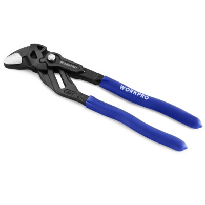 #ad #ad WORKPRO 10quot; Plier Wrench Adjustable Parallel Smooth Jaw Pliers CR V Construction $24.99