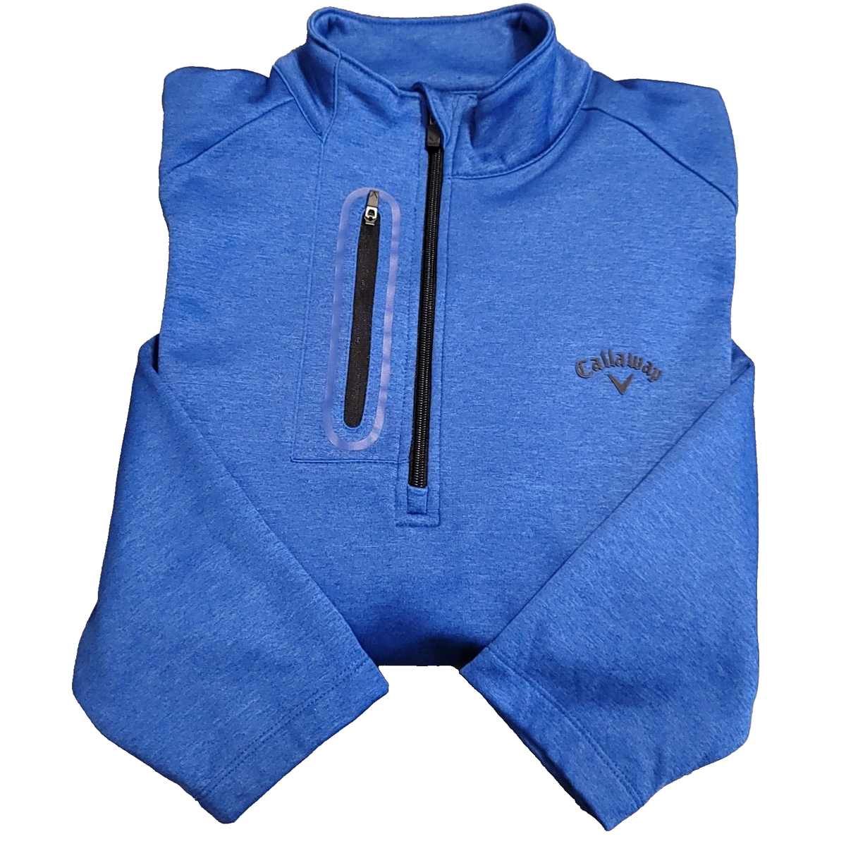 Callaway Men's Size Large Sweatshirt 1/4 Zip Golf Pullover Blue