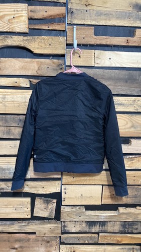IVIVVA by LULULEMON Wherever You Go Black Quilted Jacket Bomber Girls Size 12 - Picture 7 of 7
