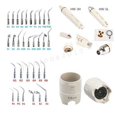 5Pcs Dental Ultraschall Scaler Spitzen / Handstück / Wrench für EMS SATELEC VRN