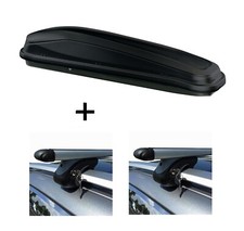 Dachbox JUEASY300+Relingträger VDP L120 für für VW Passat Variant 3B/B5 97-00