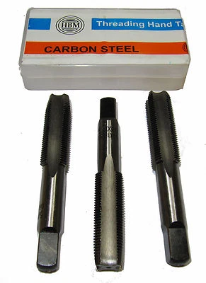 RDGTOOLS HBM MYFORD RDGTOOLS 9/16" X 12TPI BSW TAPS BRITISH STANDARD WHITWORTH MILLING ENGINEERING