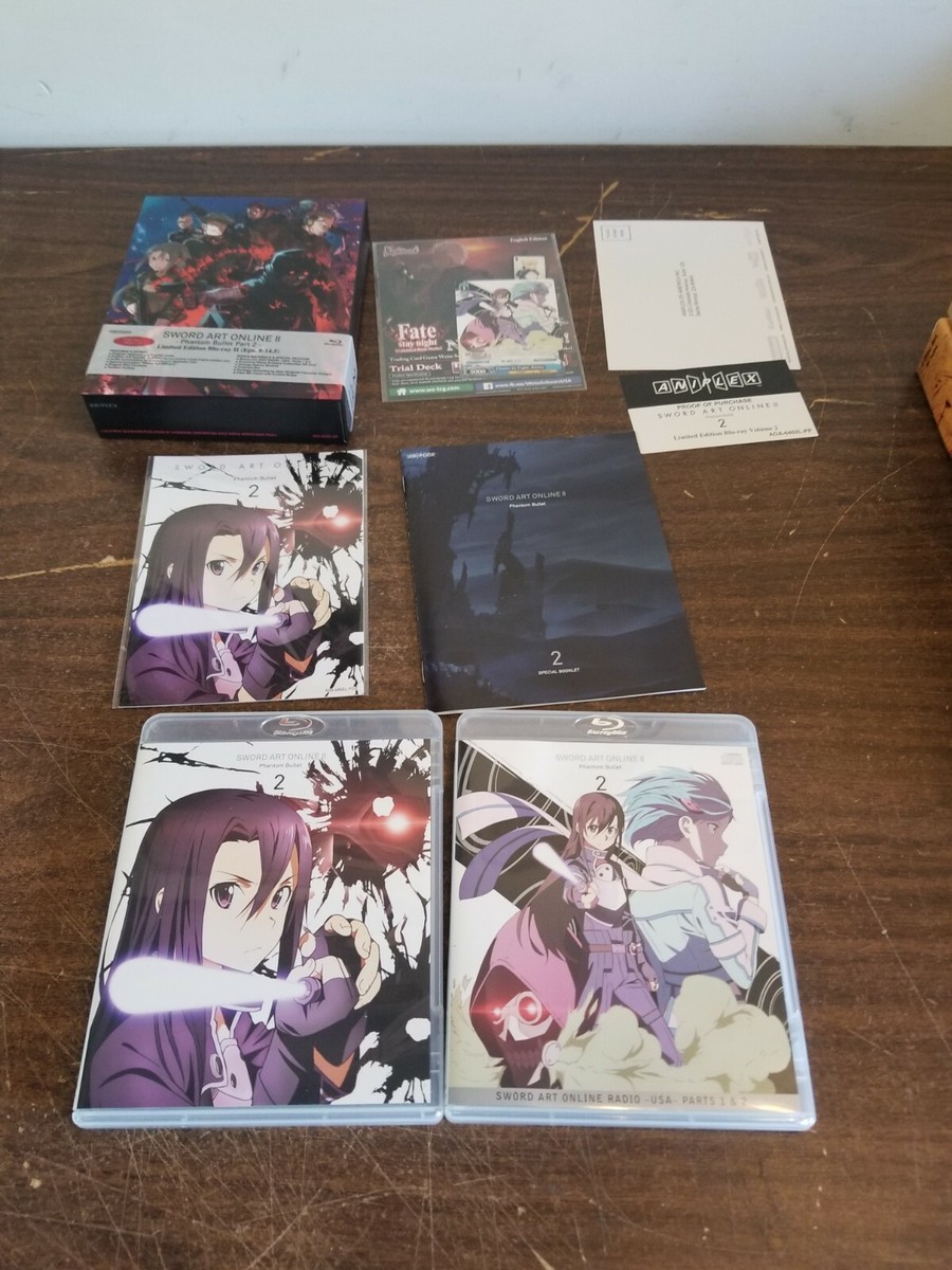 SWORD ART ONLINE II 2 Phantom Bullet Part 2 Limited Edition