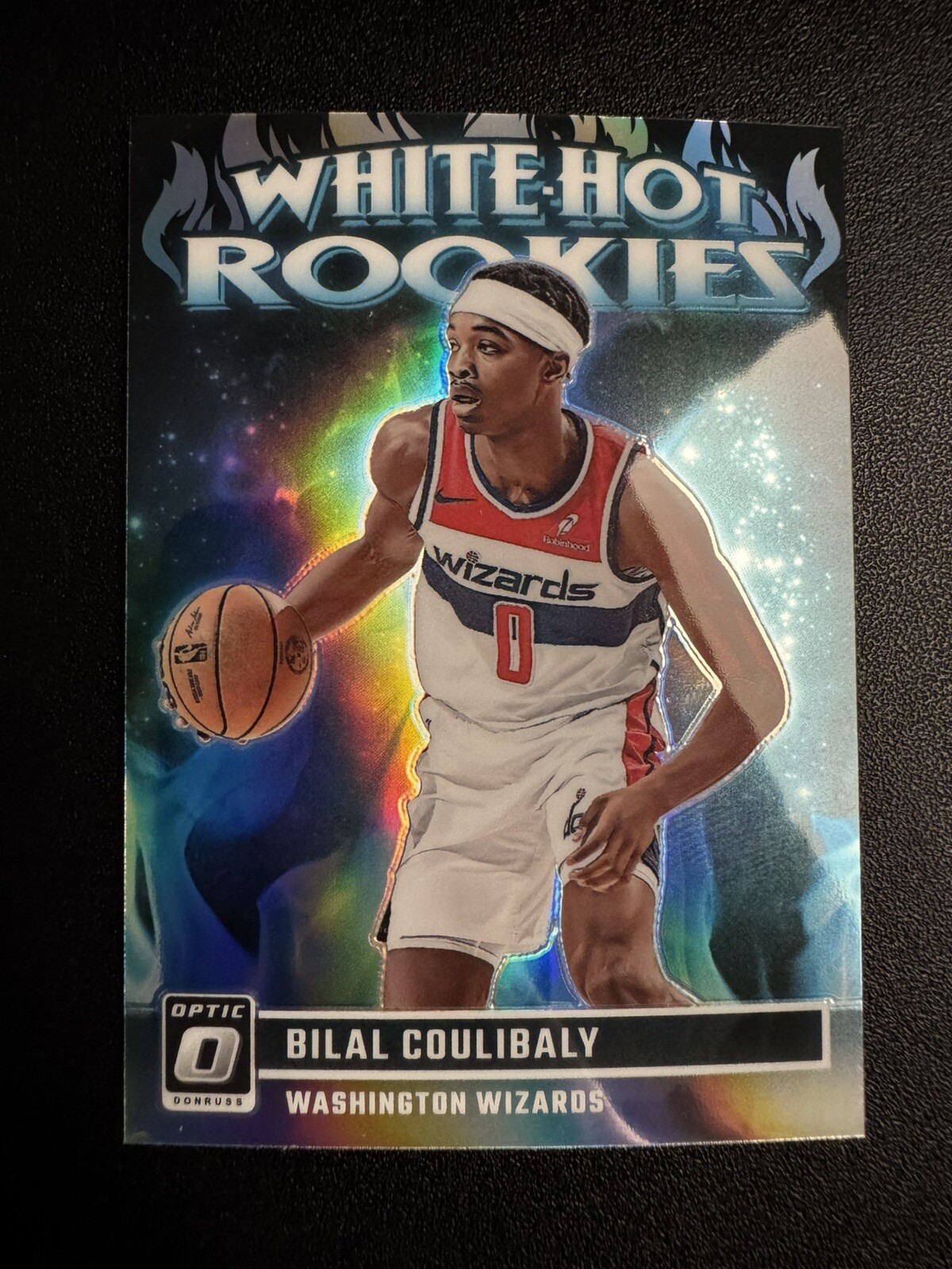 2023-24 Donruss Optic Bilal Coulibaly Holo Silver Prizm White Hot Rookies #4