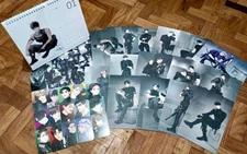 BL Manhwa Lezhin 2023 Season’s Greeting Calendar Black Rabbit Postcard Photocard