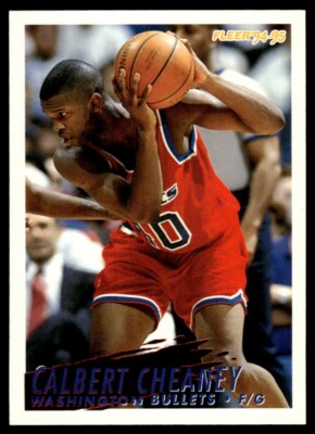 1994-95 Fleer #230 Calbert Cheaney Washington Bullets
