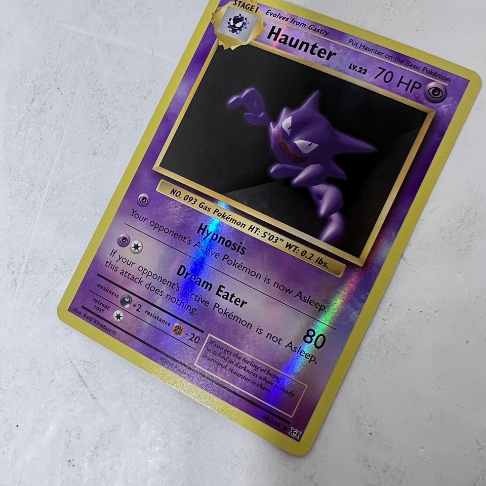 Pokémon Haunter Reverse Holo 48/108 XY Evolutions - CGC 10 Gem Mint