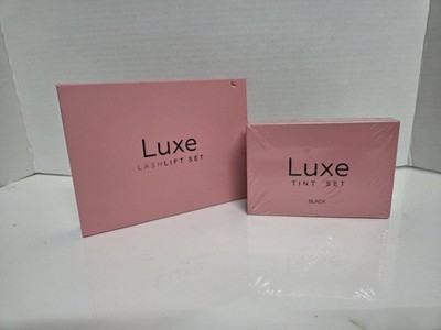 Bundle - Luxe Lash Lift Set & Tint Set (Black) Professional Kits, New & Unused