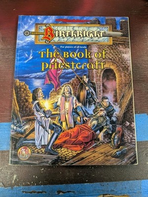 The Book Of Priestcraft Birthright 3126 TSR Advanced Dungeons & Dragons AD&D