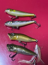 Fishing Lure Megabass Top Water Koayu Pop X Set of 4 Used condition Good conditi