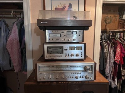 Complete Pioneer vintage stereo system (caset/8track& vinyl record player)