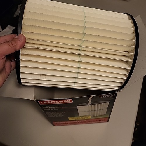 Vintage Craftsman Vac Filter Vacuum 917804 Fits 16 & 32 Gallon 17804 Open Box - Picture 4 of 5