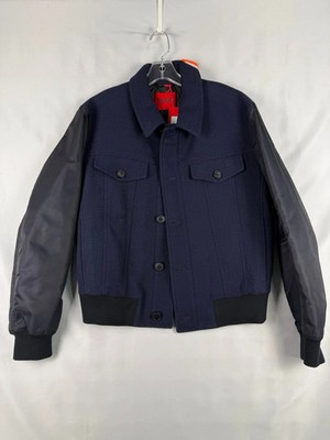 Hugo Boss Red Label Men's Medium Button-Down Jacket Bados2141 Dark Blue NWT $545