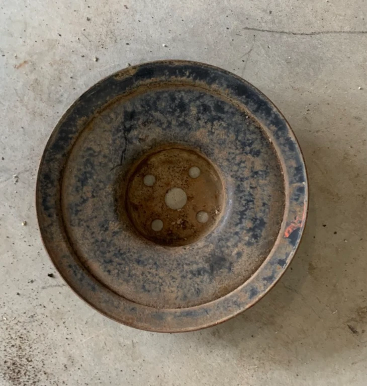 Buick Skylark GS 401 425 1965 1966 polea de bomba de agua sin aire acondicionado 1368358 Foto 2 de 3