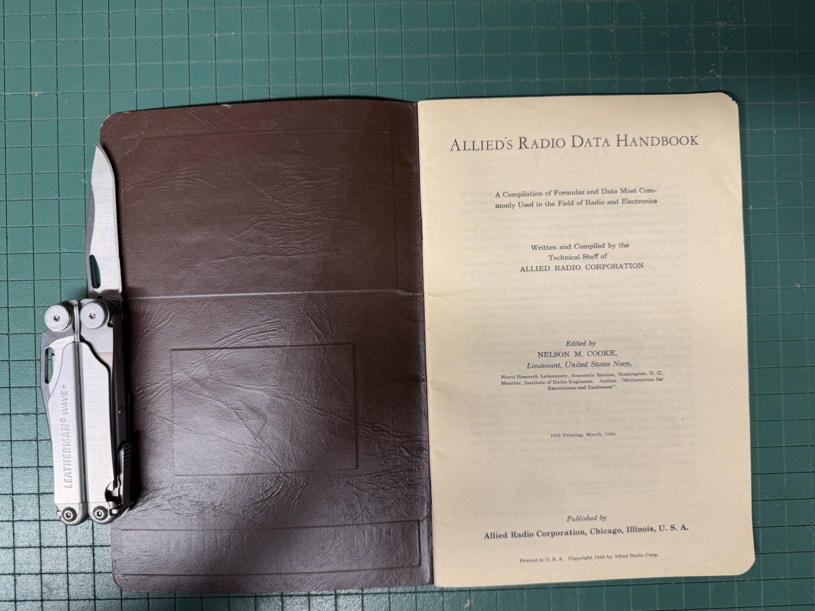 1945  Allied's Radio Data Handbook, Formulas and Data, Charts and Diagrams image 5