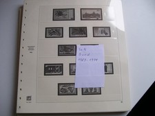 Briefmarken, Safe Vordruck, Bund 1989-1994 mit Taschen, gebraucht