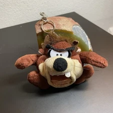 2001 Tasmanian Coin Plush 4" Looney Tunes Coin Pouch Keychain Plush Toy