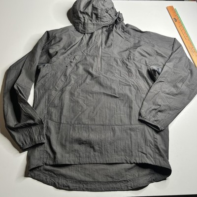 Helikon-Tex Windrunner Windbreaker Jacket Mens Large Gray Hooded Lightweight