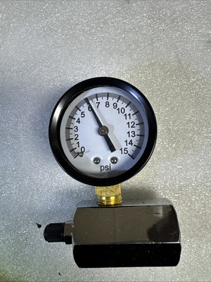 #ad 0–15 PSI Low Pressure Gas Test Gauge 1 10 Increment – Plumbing Use $16.00
