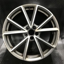 2017-2018 Audi S3 59022 Wheel 19 x 8 5 V Spoke Rim Grey Machined 8V0601025AT 