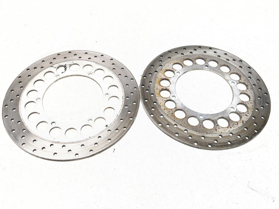 Juego de rotores de freno de disco delanteros Yamaha Royal Star Tour Deluxe XVZ1300LT 97-09 Foto 4 de 4