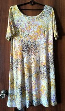Women Incotex dress white viscose 40/L/48