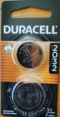2 pack Duracell CR2032 lithium 3v battery (EXPIRATION DATE 11/2034) FREE SHIPPIN