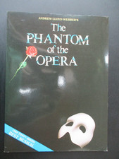 1987 PHANTOM OF THE OPERA SONG BOOK SHEET MUSIC ANDREW LLOYD WEBBER BEST MUSICAL