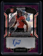 2025 Prizm Draft Picks Auto- Purple Ice Prizm /199- Xzavier Henderson #DPA-XH