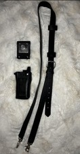 Motorola PMLN7182 W/Swivel D-Stud Belt Loop & Boston Leather Radio Strap Size XL