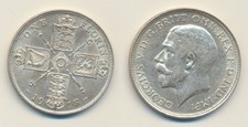 Great Britain: 1918 King George V Silver 2/- Florin, Lustrous, Above Average 