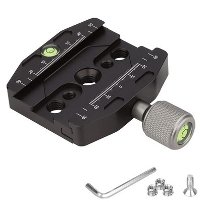 70mm Quick Release Clamp Arca Swiss Plate Compatible For Camera / Tripod