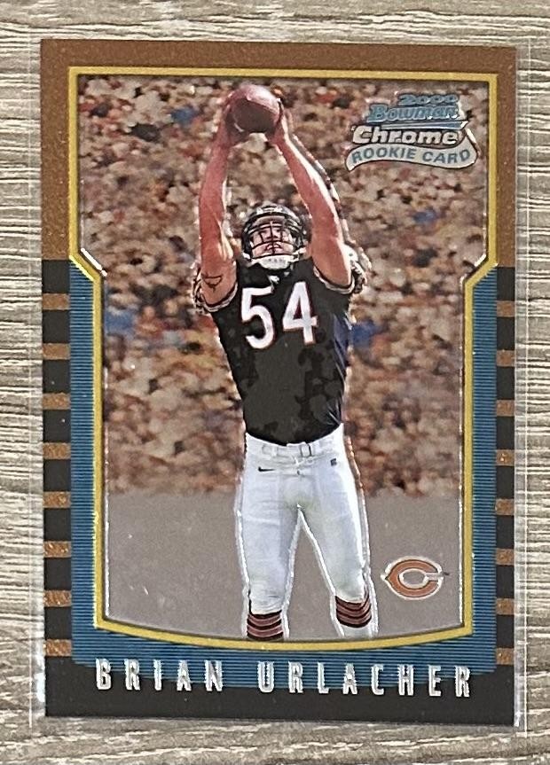 2000 Bowman Chrome #178 Brian Urlacher Rookie