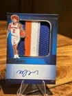 2024-25 Panini - Silhouette Autographs Miles McBride #SIL-MCB /49 (MEM)