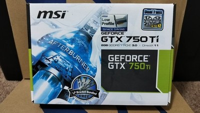MSI GeForce GTX 750 TI N750TI-2GD5TLP Low Profile Graphics Video Card NVIDIA GPU