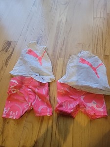 Set Of 2 Tank Top& Shorts By Puma Size 0-3 Months
