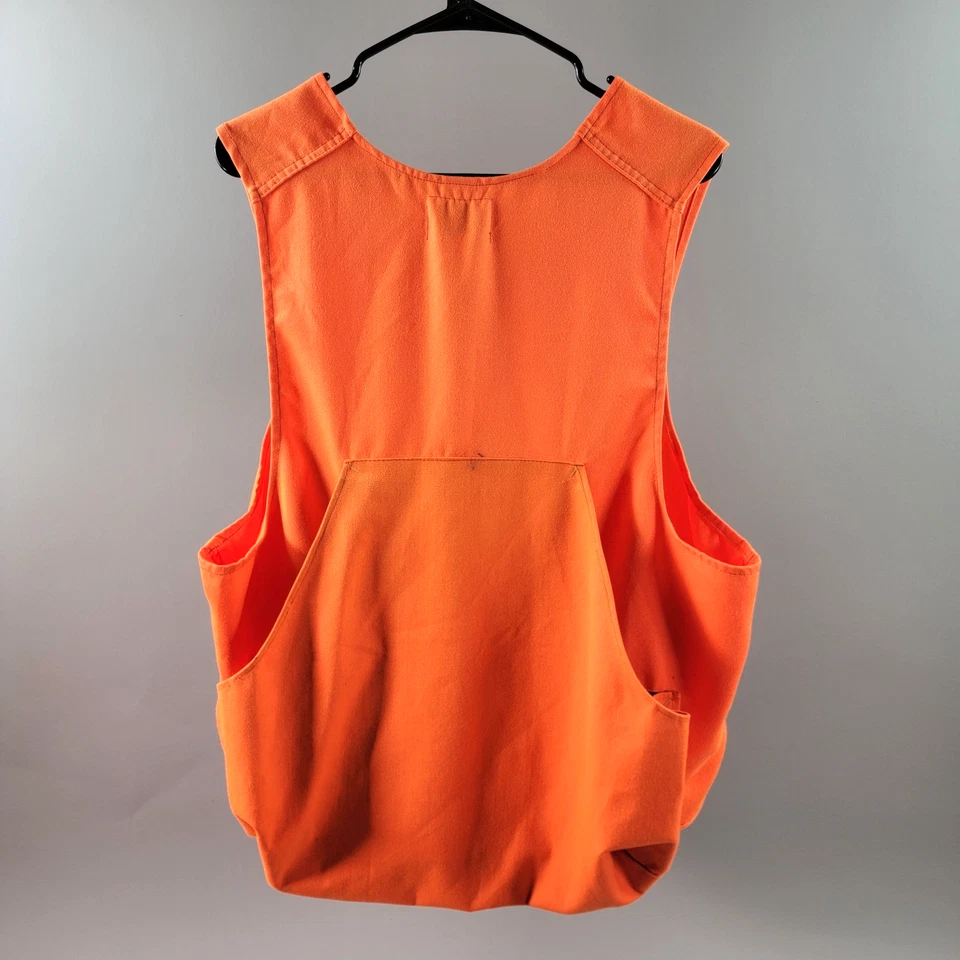 Vintage Orvis Fishing Hunting Vest Size Small 4 Button Back Storage Side Pockets - Image 2 of 4