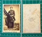 George B. McClellan Civil War CDV Photo – Union Major General Uniform Sword