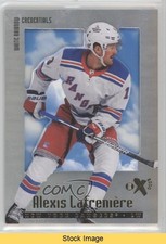 2023-24 Skybox E-X 2000 White Rainbow Credentials Alexis Lafreniere #64 READ 1ic