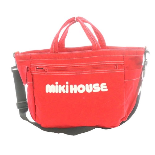 miki house mikihouse mikihouse mikihouse 2WAY bag hand shoulder red red SS OS GY