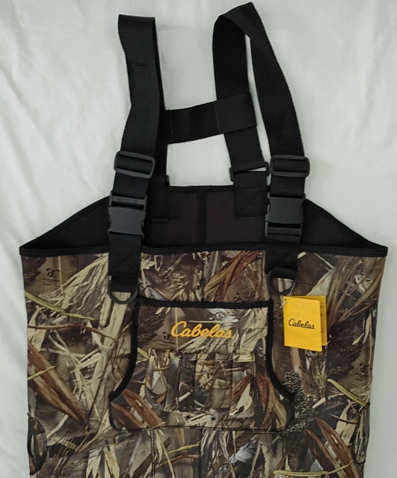 Cabela's Classic Series II Chest High 3.5mm Neoprene Waders Thinsulate Size 10  - Image 4 of 4