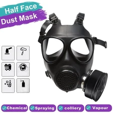 Full Face Respirator Mask, Gas Mask with 40mm Carbon Filter US STOCK